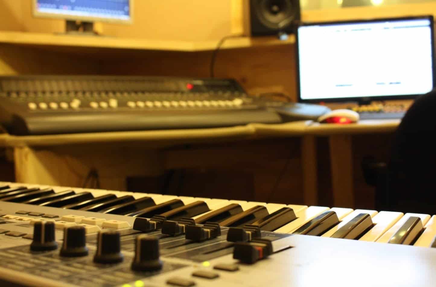 A digital Piano A music Studio
